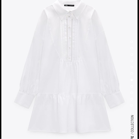 Zara Voluminous Poplin Dress - Picture 8 of 14